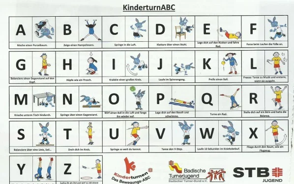 Bastelideen und Turnübungen – Bild aus dem Vereinsauftritt